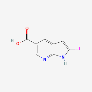 2-iodo-1H-pyrrolo[2,3-b]pyridine-5-carboxylicacid