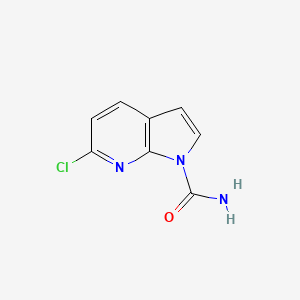 6-chloro-1H-pyrrolo[2,3-b]pyridine-1-carboxamide