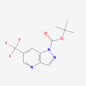 tert-Butyl 6-(trifluoromethyl)-1H-pyrazolo[4,3-b]pyridine-1-carboxylate