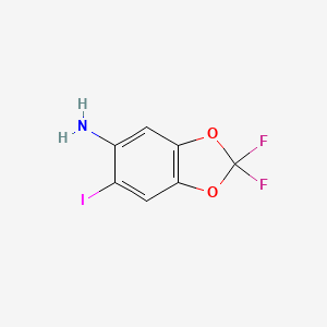 2,2-Difluoro-5-amino-6-iodo-1,3-benzodioxole