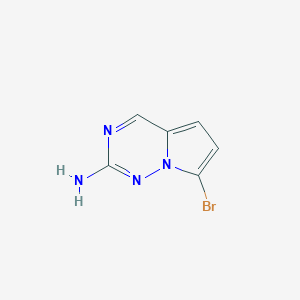 7-Bromopyrrolo[2,1-f][1,2,4]triazin-2-amine