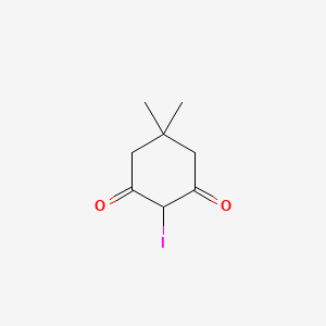 molecular formula C8H11IO2 B13029368 2-Iodo-5,5-dimethylcyclohexane-1,3-dione 