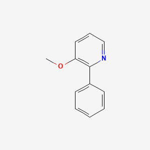 molecular formula C12H11NO B13029439 3-Methoxy-2-phenylpyridine CAS No. 53698-49-0