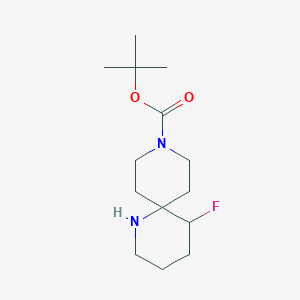 tert-Butyl5-fluoro-1,9-diazaspiro[5.5]undecane-9-carboxylate