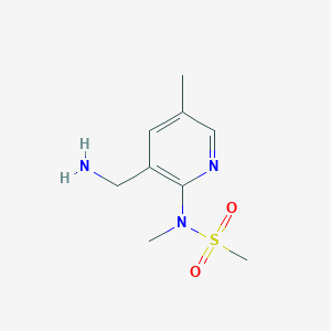 N-(3-(Aminomethyl)-5-methylpyridin-2-YL)-N-methylmethanesulfonamide