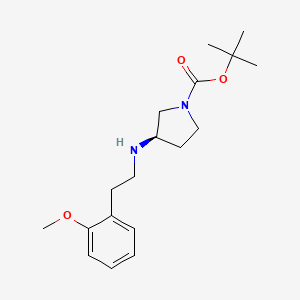 (R)-tert-butyl3-(2-methoxyphenethylamino)pyrrolidine-1-carboxylate