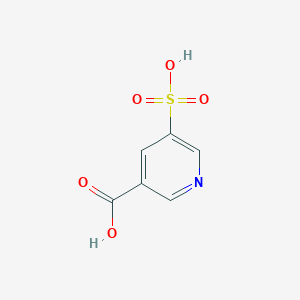 molecular formula C6H5NO5S B1302950 5-磺基吡啶-3-羧酸 CAS No. 4833-92-5