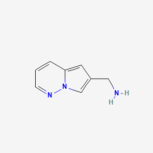 Pyrrolo[1,2-b]pyridazin-6-ylmethanamine