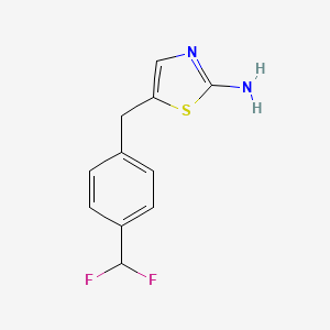 5-(4-(Difluoromethyl)benzyl)thiazol-2-amine