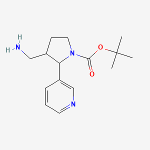 Tert-Butyl 3-(Aminomethyl)-2-(Pyridin-3-Yl)Pyrrolidine-1-Carboxylate