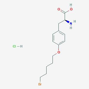 (S)-2-Amino-3-(4-((5-bromopentyl)oxy)phenyl)propanoic acid hydrochloride