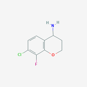 7-Chloro-8-fluorochroman-4-amine