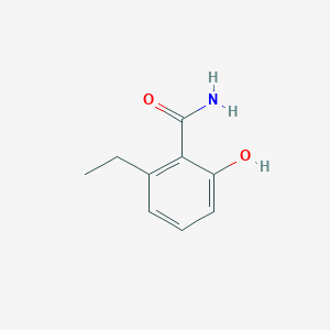 molecular formula C9H11NO2 B13029628 2-Ethyl-6-hydroxybenzamide 