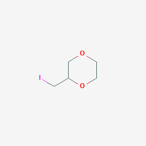 molecular formula C5H9IO2 B1302964 2-(Iodomethyl)-1,4-dioxane CAS No. 64179-17-5