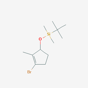 (3-Bromo-2-methylcyclopent-2-enyloxy)(t-butyldimethylsilane)