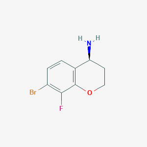 (S)-7-Bromo-8-fluorochroman-4-amine