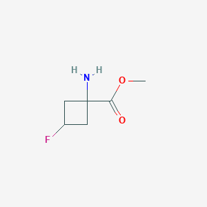 Methyl 1-amino-3-fluorocyclobutane-1-carboxylate