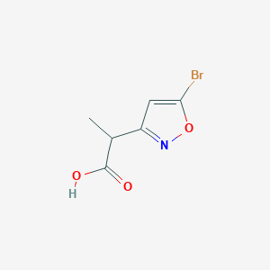 2-(5-Bromoisoxazol-3-yl)propanoicacid