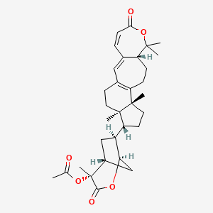 molecular formula C32H42O6 B13029798 HenrischininB 