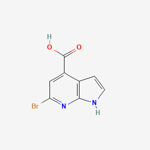 6-bromo-1H-pyrrolo[2,3-b]pyridine-4-carboxylic acid