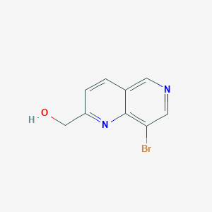 (8-Bromo-1,6-naphthyridin-2-yl)methanol