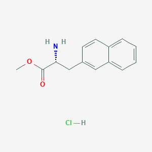 (R)-methyl 2-amino-3-(naphthalen-2-yl)propanoate hydrochloride