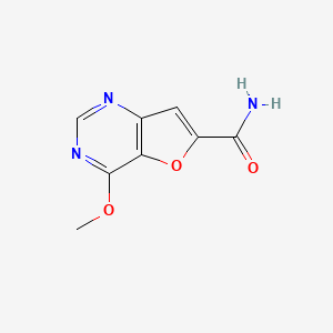 molecular formula C8H7N3O3 B13029911 4-Methoxyfuro[3,2-D]pyrimidine-6-carboxamide 