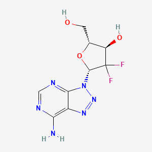 (2R,3R,5R)-5-(7-Amino-3H-[1,2,3]triazolo[4,5-D]pyrimidin-3-YL)-4,4-difluoro-2-(hydroxymethyl)tetrahydrofuran-3-OL