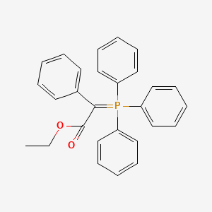 molecular formula C28H25O2P B13029943 Carbethoxybenzylidenetriphenylphosphorane 