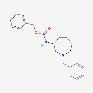 benzyl N-[(3R)-1-benzylazepan-3-yl]carbamate