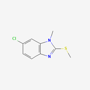 6-chloro-1-methyl-2-(methylthio)-1H-benzo[d]imidazole