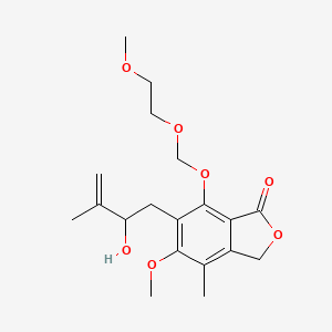 6-(2-Hydroxy-3-methylbut-3-en-1-yl)-5-methoxy-7-((2-methoxyethoxy)methoxy)-4-methylisobenzofuran-1(3H)-one