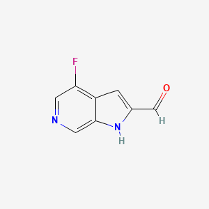 4-fluoro-1H-pyrrolo[2,3-c]pyridine-2-carbaldehyde