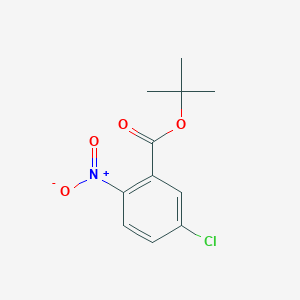 molecular formula C11H12ClNO4 B13030127 Tert-butyl 5-chloro-2-nitrobenzoate 