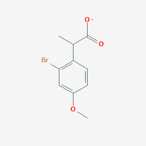 2-(2-Bromo-4-methoxyphenyl)propanoate