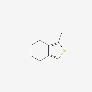 molecular formula C9H12S B13030170 1-Methyl-4,5,6,7-tetrahydrobenzo[c]thiophene 