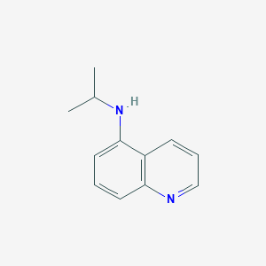 molecular formula C12H14N2 B13030176 N-(propan-2-yl)quinolin-5-amine 