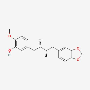 molecular formula C20H24O4 B13030188 Isoanwulignan 