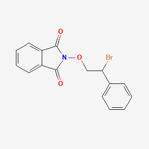 2-(2-Bromo-2-phenylethoxy)isoindoline-1,3-dione