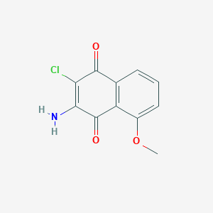 3-Amino-2-chloro-5-methoxynaphthalene-1,4-dione