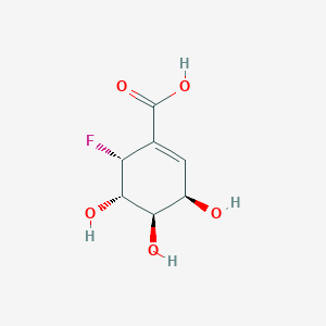 (3R,4R,5S,6R)-6-fluoro-3,4,5-trihydroxycyclohexene-1-carboxylic acid