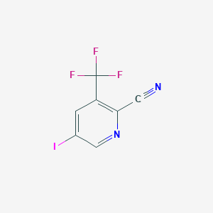 5-Iodo-3-(trifluoromethyl)picolinonitrile