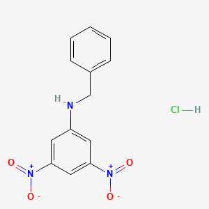 molecular formula C13H12ClN3O4 B13030343 N-Benzyl-3,5-dinitroaniline hydrochloride 