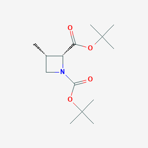 (2R,3S)-Di-tert-butyl3-methylazetidine-1,2-dicarboxylate