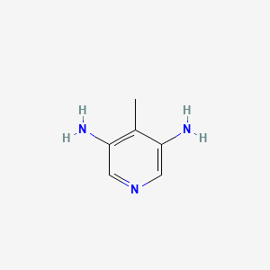 molecular formula C6H9N3 B13030373 4-Methylpyridine-3,5-diamine 