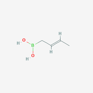 (E)-But-2-en-1-ylboronic acid