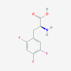 molecular formula C9H8F3NO2 B1303044 (S)-2-Amino-3-(2,4,5-trifluorophenyl)propanoic acid CAS No. 749847-57-2