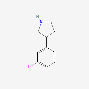 3-(3-Iodophenyl)pyrrolidine