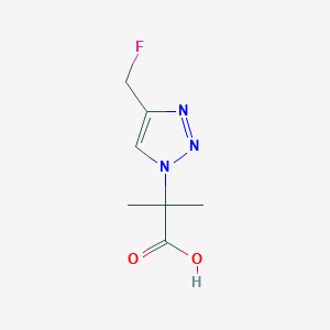 2-[4-(fluoromethyl)-1H-1,2,3-triazol-1-yl]-2-methylpropanoic acid