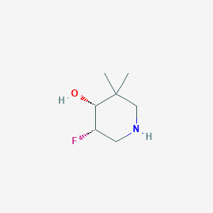 (4R,5S)-5-fluoro-3,3-dimethylpiperidin-4-ol